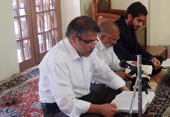 گزارش تصویری از جلسات قرائت ترتیل قرآن کریم ویژه ماه مبارک رمضان در زیارتگاه