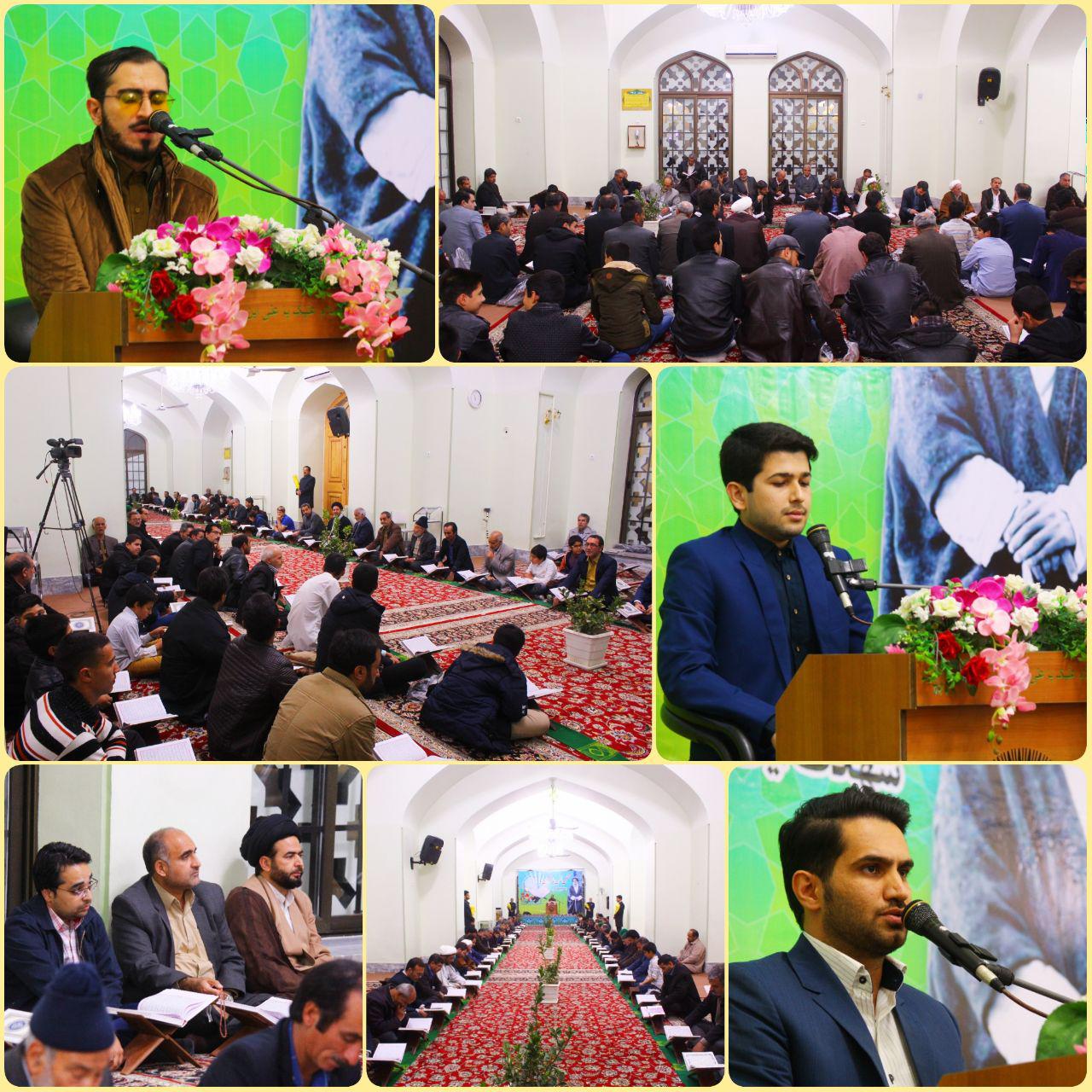 برگزاری محفل انس با قرآن در آستانه سالروز شهادت شهید مدرس/ گزارش تصویری