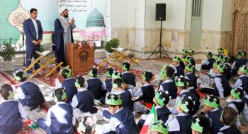 گرامیداشت هفته وحدت با اجرای برنامه های فرهنگی مذهبی در زیارتگاه شهید آیت‌الله مدرس(ره)
