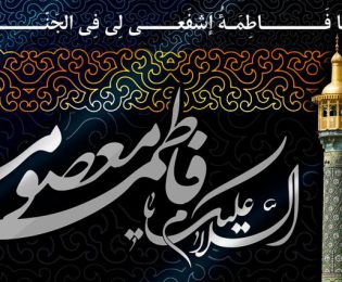 شهادت حضرت فاطمه معصومه(س) تسلیت باد .